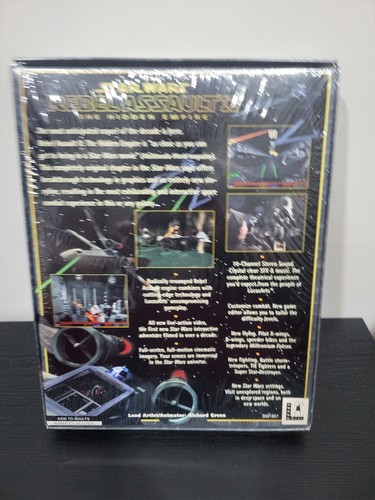 Star Wars: Rebel Assault II 2 The Hidden Empire BIG BOX (PC 1995) NEU! - SELTEN! - Bild 2 von 3