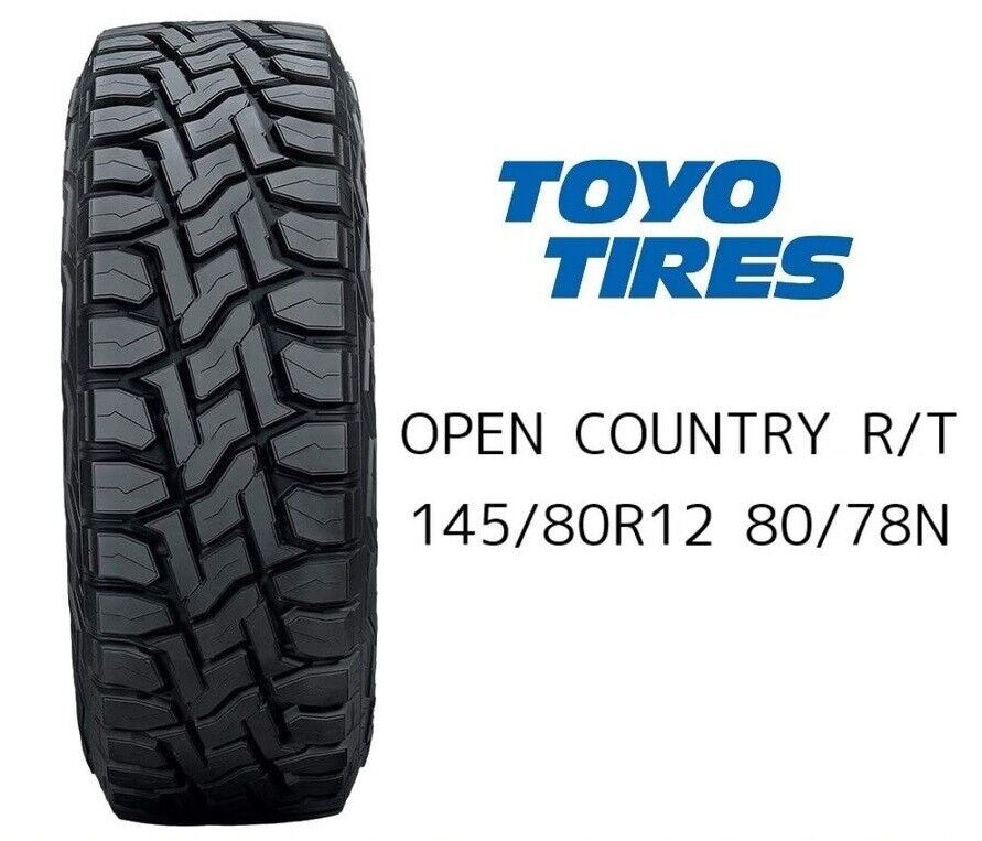 Toyo Open Country R/T 145/80R12 Snow Mud Suv Tire Off Road Toyo Open Country R/T 145/80R12 Snow Mud Suv Tire Off Road