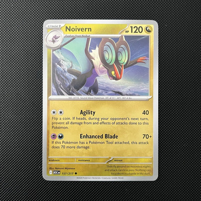 Pokémon TCG Noivern 157/217 Regular Stage Ascended Heroes ASC