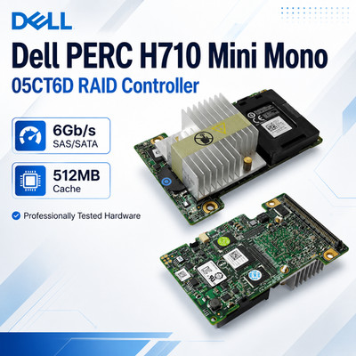 Dell 05CT6D PERC H710 Mini Mono 6Gb/s SAS SATA RAID Controller 512MB Cache