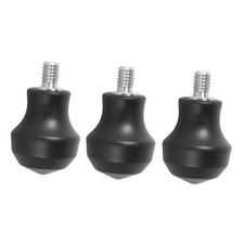 3x Silicone Tripod Feet Pad Antiskid Enhanced Stability Compact 3/8" Thread