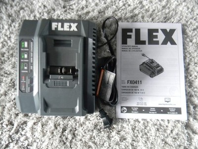 NEW Genuine FLEX FX0411 24V 24Volt 160W Fast Rapid Quick Battery Charger