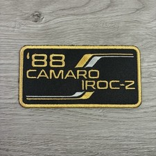 1988 Camaro Iroc-z Patch 88 Z28 Iron On Sew On Embroidered Black Gold Silver