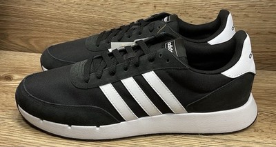 Adidas Men Run 60s 2.0 Shoes Men's FZ0961 Black White Sneakers