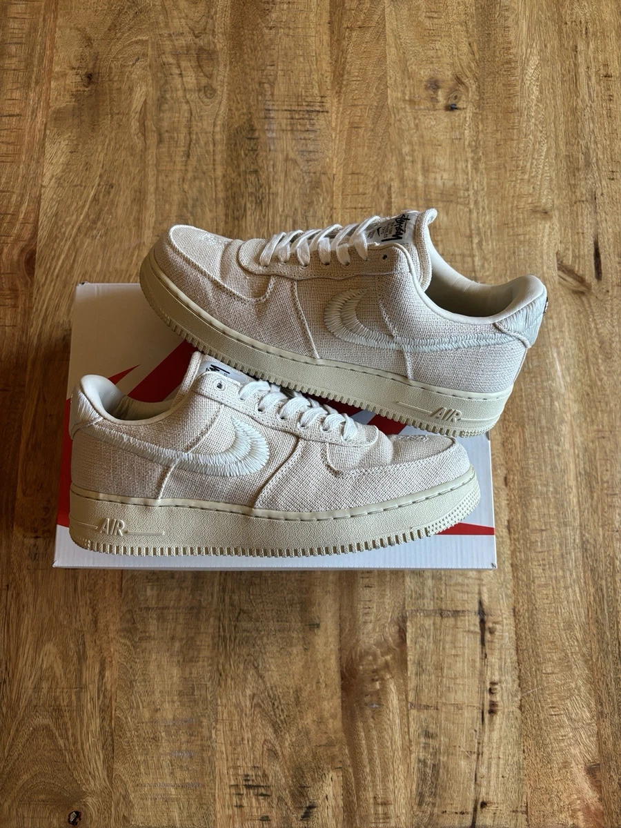 Nike Stussy x Air Force 1 Low Fossil | eBay