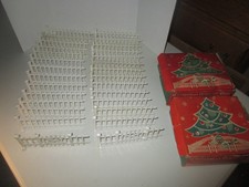 Lot 2 Boxes Vintage Bachmann Plasticville Christmas Train Fence 1940s 28 Pieces