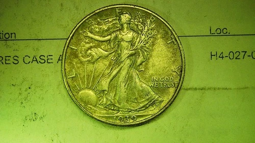 1939 Walking Liberty Half Dollar AU+++ Details