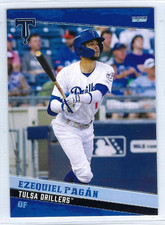 2025 Tulsa Drillers (Double A-Los Angeles Dodgers) Ezequiel Pagan