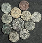 Cincin19,LOTS" Lot of 11 Coins,maravedies del Ingenio de Segovia