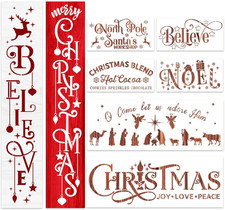 Christmas Stencils for Crafts Reusable Christmas Stencils for Painting