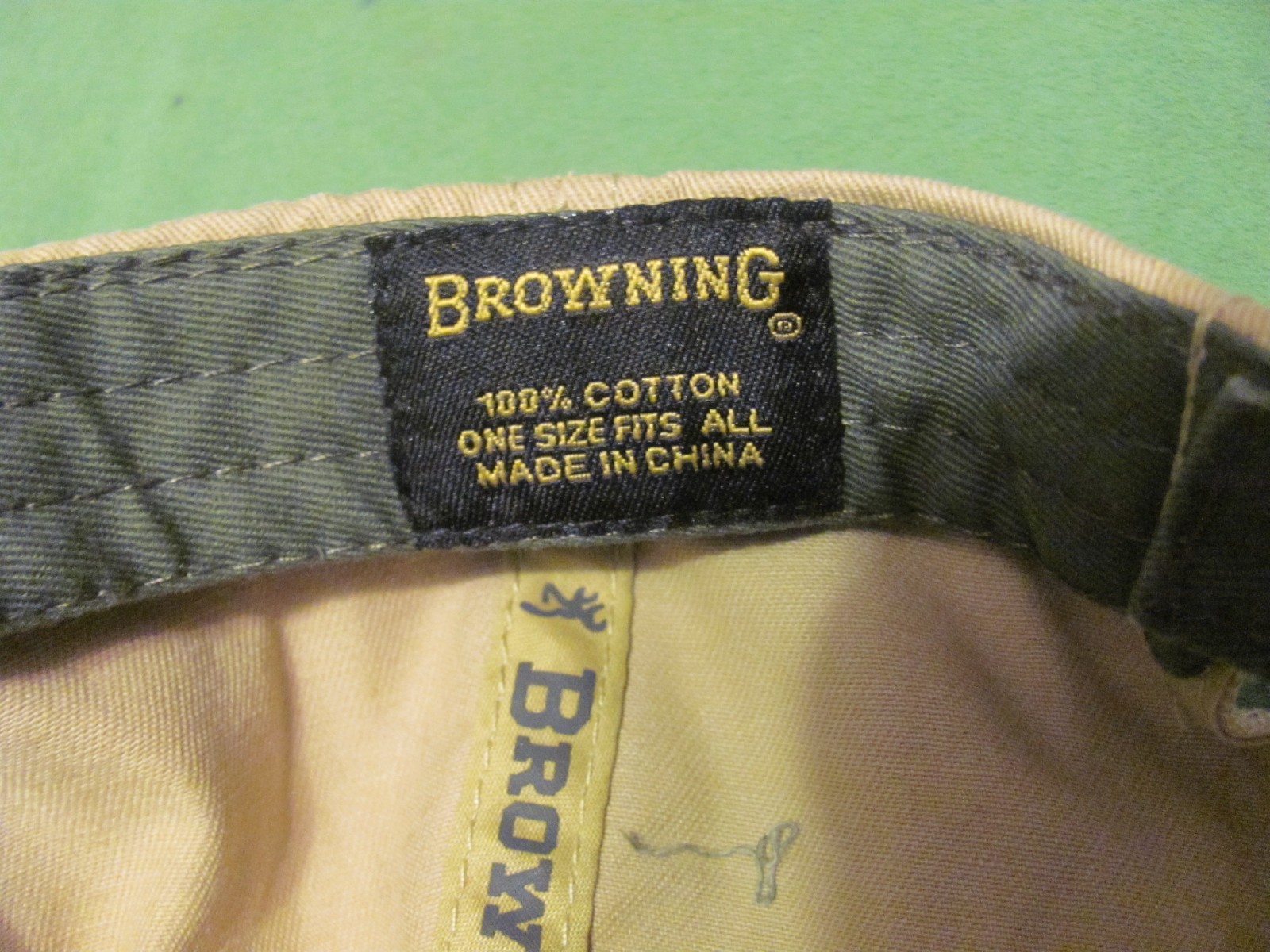 Browning 1878 Adjustable Strap Back Baseball Hat/… - image 5