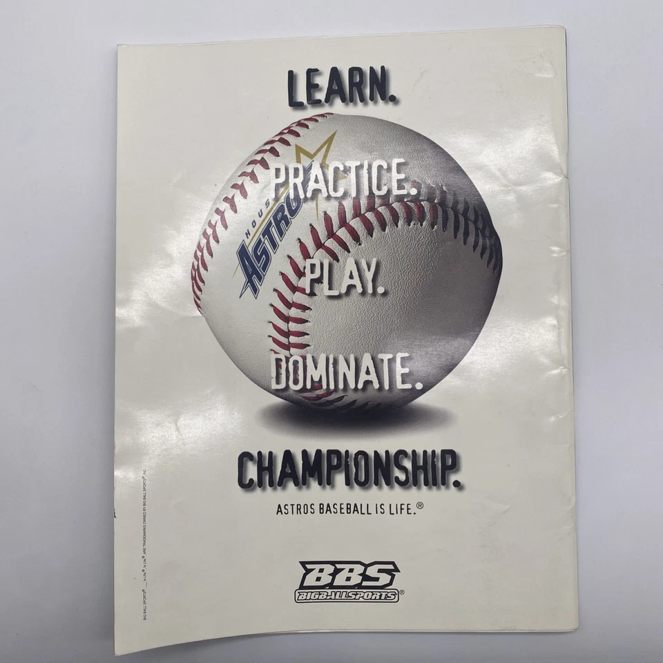 Houston Astros Magazine 1997 Division Playoff Series Biggio Bagwell Hampton - Image 2 of 4