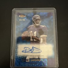 2024 Topps Finest - Flashback Autographs Daunte Culpepper #FBA-DC Blue Geometric