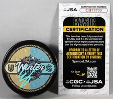 EELI TOLVANEN SIGNED 2024 SEATTLE KRAKEN WINTER CLASSIC PUCK AUTOGRAPHED JSA COA