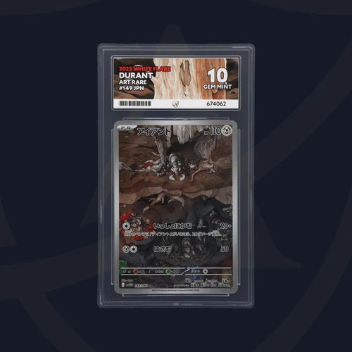 Durant 149/086 White Flare sv11w Ace Grading Gem Mint 10 Japanese Pokemon