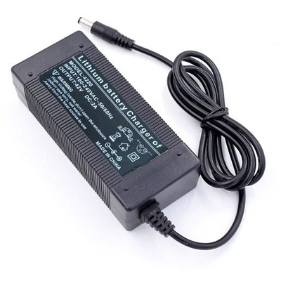 MARKENLOS 42V 2A Ladegerät Netzteil für E-Bike Pedelec Roller DC Li-Ion Akku 5.5*2.1&2.5mm