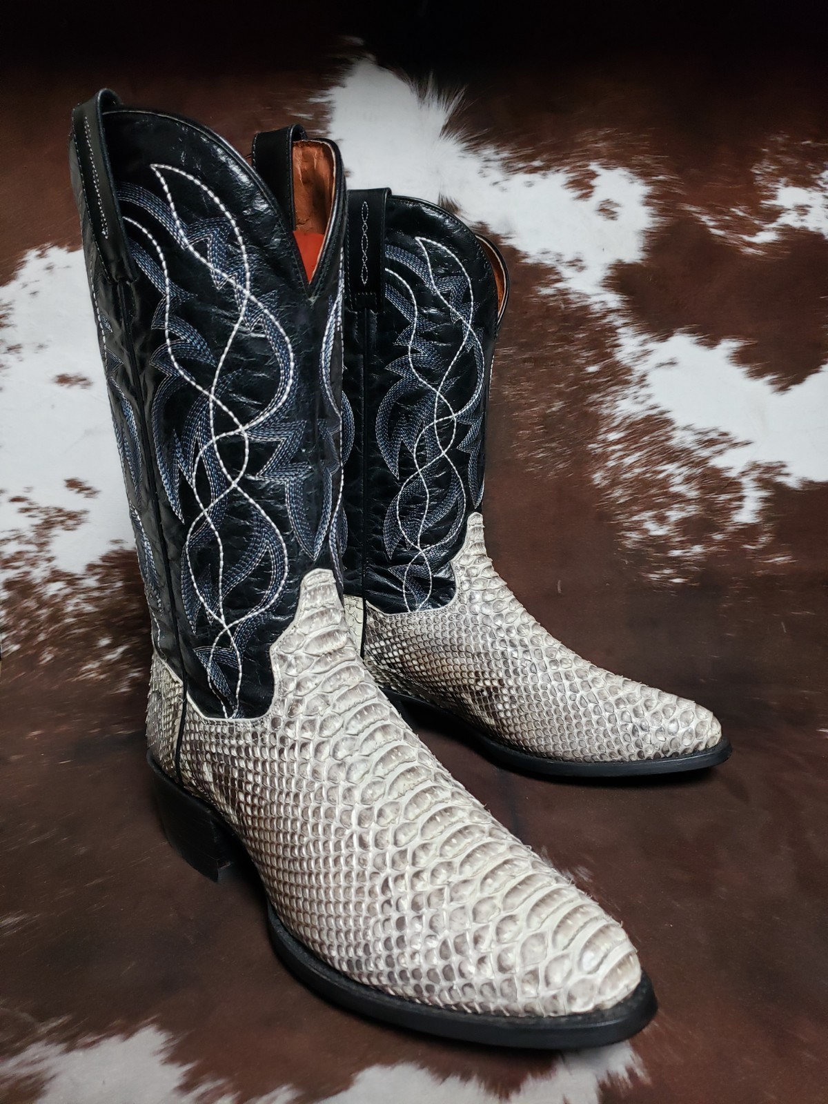 Dan Post Manning Genuine Python Snake 🐍 Western … - image 1