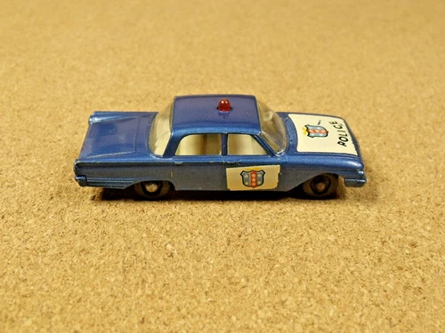 OLD VINTAGE LESNEY MATCHBOX # 55 FORD FAIRLANE POLICE CAR