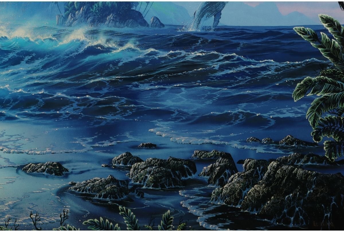 Christian Riese Lassen “Serenity” Mixed Media Print RC115/450