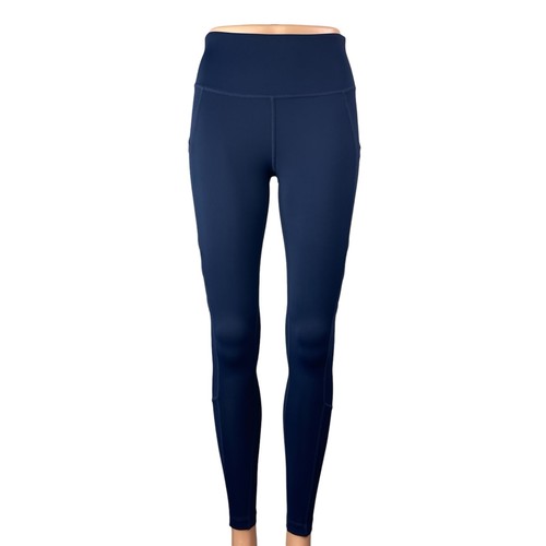 New Balance Harmony Pocket Blue High Waist Activewear Skinny Leggings Pants Sz S