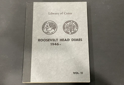1946-1968 Roosevelt Dimes - 90% Silver - 46 Silver / 5 Clad - 51 Coins in Album