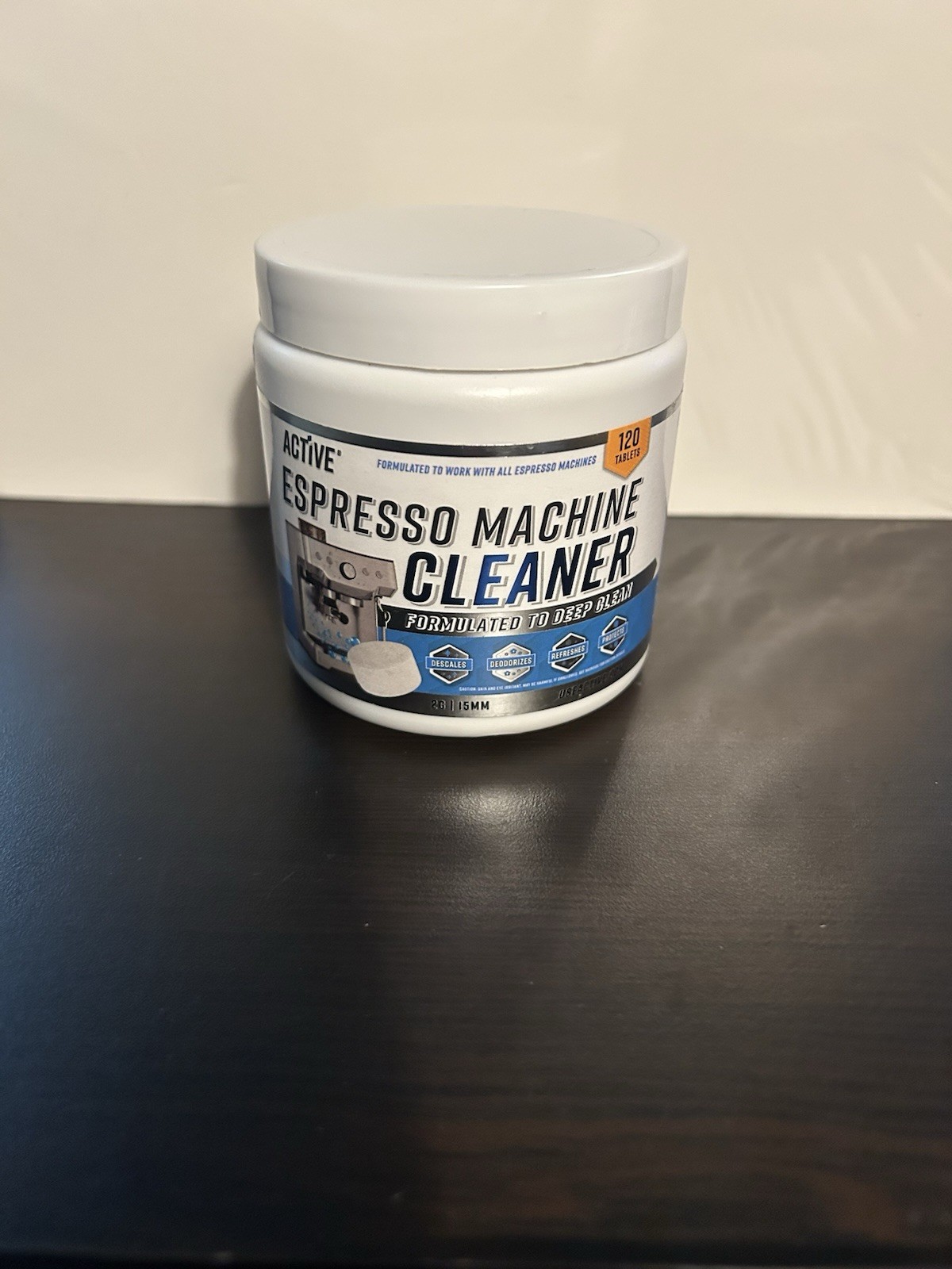 Active Espresso Machine Cleaning Tablets Descaling - 120 Tabs