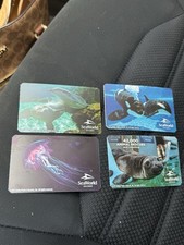 SeaWorld San Diego Pass Card Set of 4