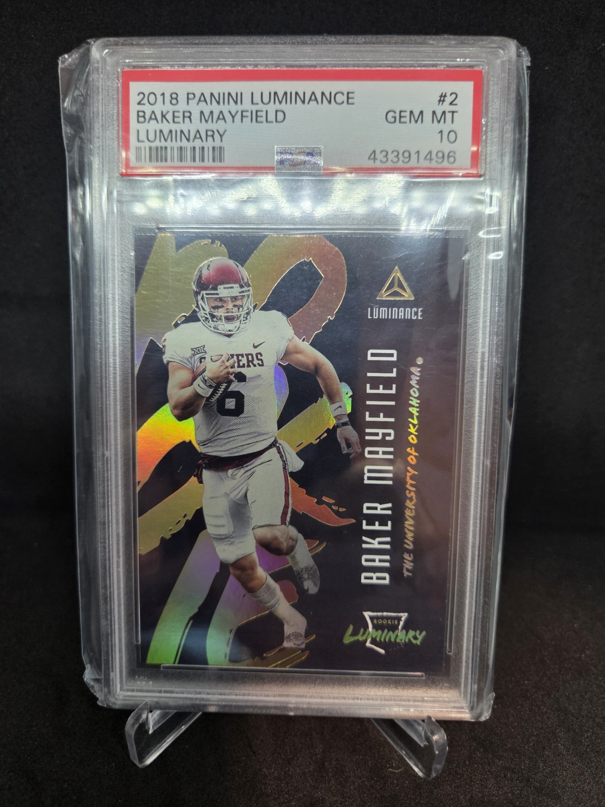 2018 Luminance Baker Mayfield Luminary PSA 10