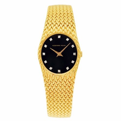 Audemars Piguet Cobra 18K Yellow Gold Diamond-set Dial Ladies Watch