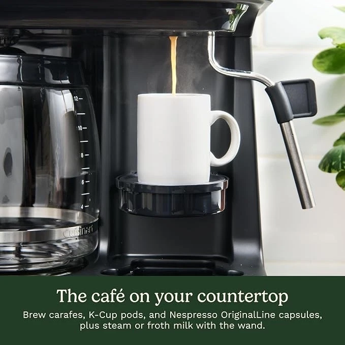 Cuisinart Centro de Café Barista Bar 4 en 1 Café, SS-4N1NAS, Nuevo Caja Abierta