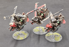 Orks Deffkoptas (3) Warhammer 40K Pro Painted