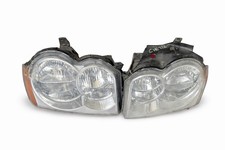 2005 Jeep Grand Cherokee Headlight Set Oem Lh Rh Pair Clear Lens Worn