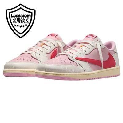 Air Jordan 1 Low x Travis Scott Shy Pink Tropical Pink