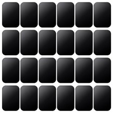 24 Pack Replacement Metal Plates for Magnetic Car Mount 2.55x1.77 in Adhesiv...