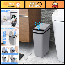 Touchless Bathroom Trash Can 2.2 Gallon Automatic Motion Sensor Rubbish Bin - Gr