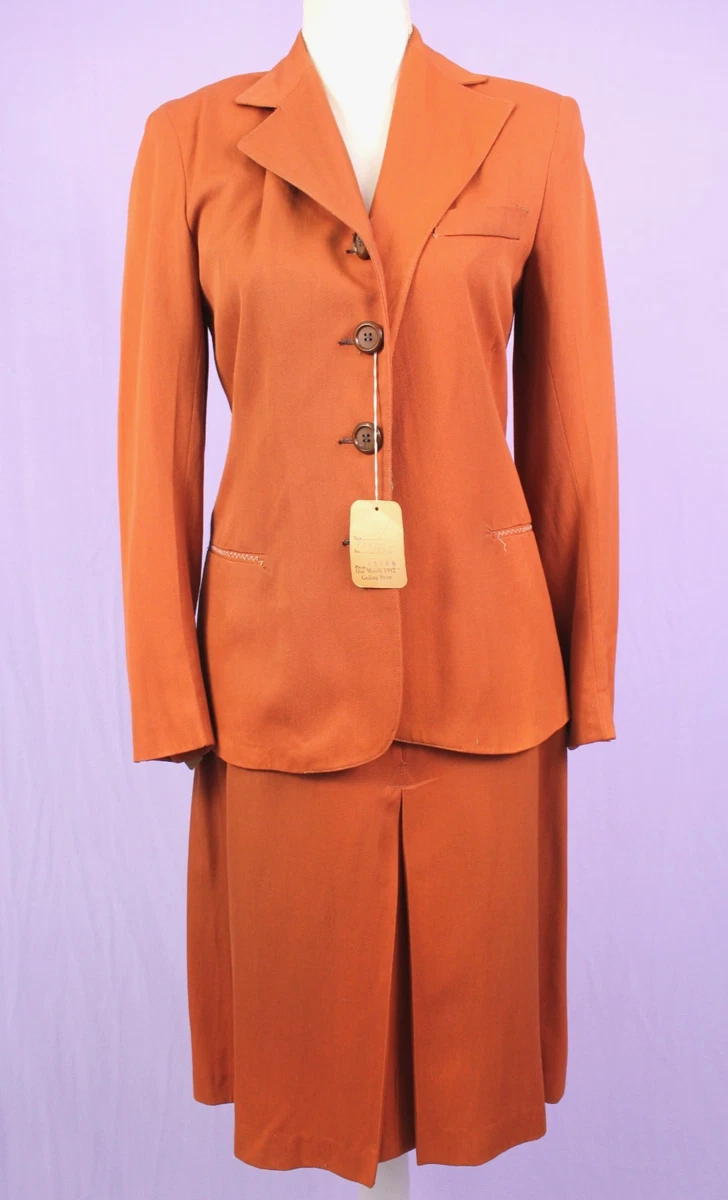 Original 1940s Vintage Suits, Sets & Suit Separates for Women for