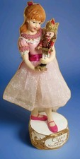  Kurt Adler Wind-Up Musical Tabletop Decor, Clara And The Nutcracker Suite, 10"