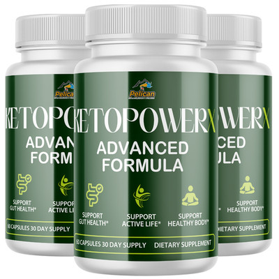 Keto Power X- Keto & Weight Support- 3 Bottles- 180 Capsules