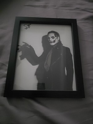 Tobias Forge Ghost  Signed 8x10 Photo Papa Emeritus IV VIP Merchandise