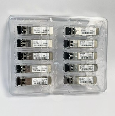ARISTA SFP-10G-SR 10GBASE-SR SFP+ Optical Transceiver ModuXVR-00001-02 Lot of 10