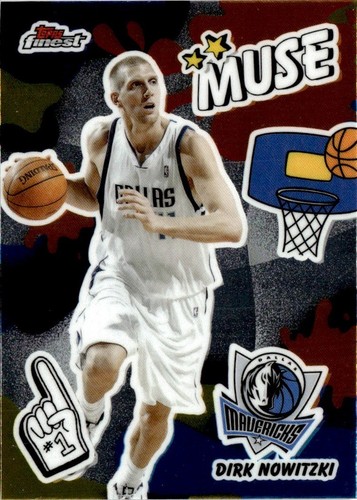 DIRK NOWITZKI 2025-26 Topps Finest Rare #295 Blue Refractor #74/99