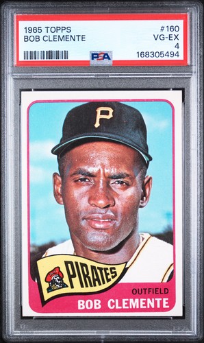 1965 TOPPS #160 BOB CLEMENTE PSA 4
