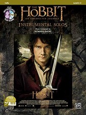 THE HOBBIT -- AN UNEXPECTED JOURNEY INSTRUMENTAL SOLOS FOR By Howard Shore *VG+*