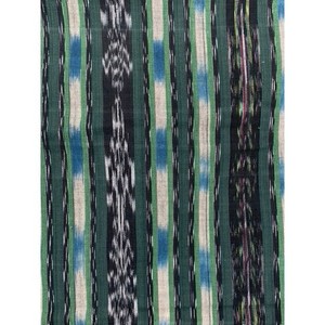 UNBRANDED Green Knit Boho Print Fabric Table Cloth