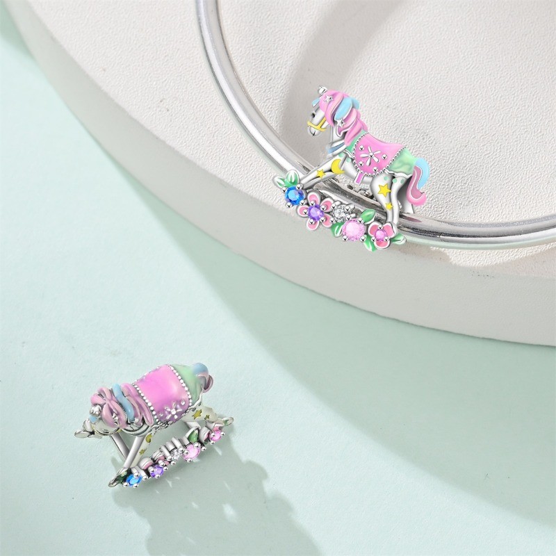 KUNSIR 925 Sterling Silver Charm for Bracelet & Necklace Pendant DIY Bead Charm