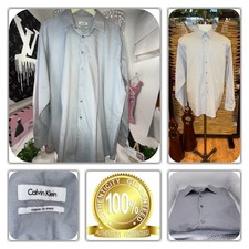STYLISH CALVIN KLEIN BUTTON UP SHIRT CLASSIC FIT MEDIUM 