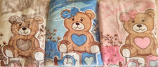 Baby Blanket Boy Girl Fleece 2ply Super Soft Warm Mink Pram Cot (110 x 140cm)