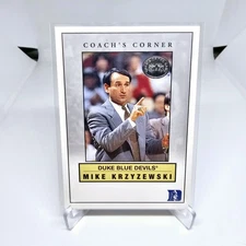 2001 Fleer Greats of the Game - Coach's Corner Mike Krzyzewski #5CC