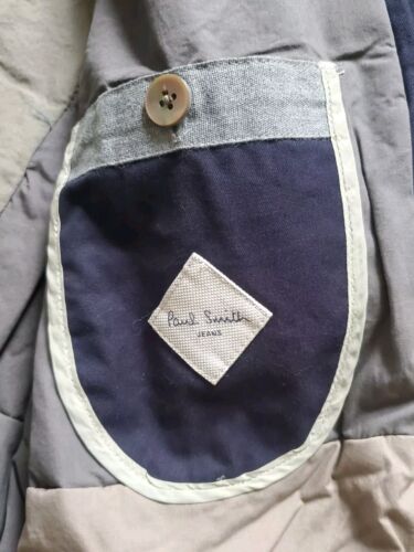 PAUL SMITH Chaqueta Abrigo de Campo Para Hombres M Ajuste Regular Azul Marino Acolchado PVP £475 - Imagen 12 de 15