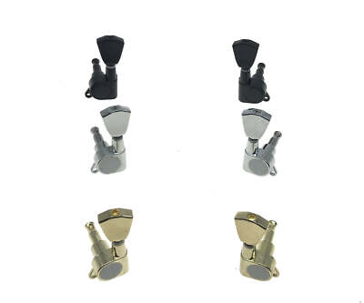 KAISH LP Guitar Tuners Guitar Machine Heads 3L3R Chrome/Black/Gold